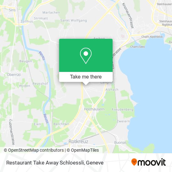 Restaurant Take Away Schloessli map