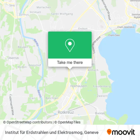 Institut für Erdstrahlen und Elektrosmog map