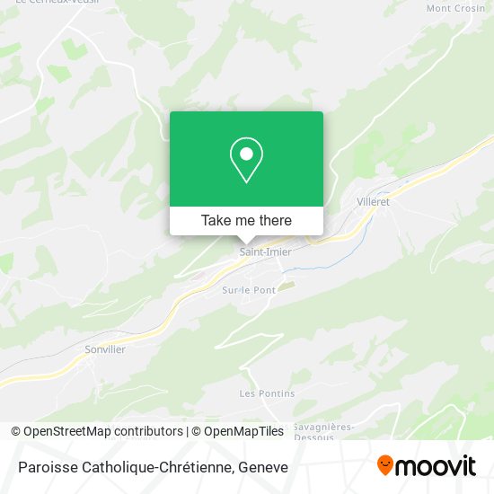 Paroisse Catholique-Chrétienne map