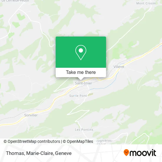 Thomas, Marie-Claire map