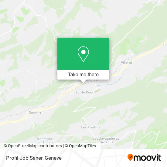 Profil-Job Saner map