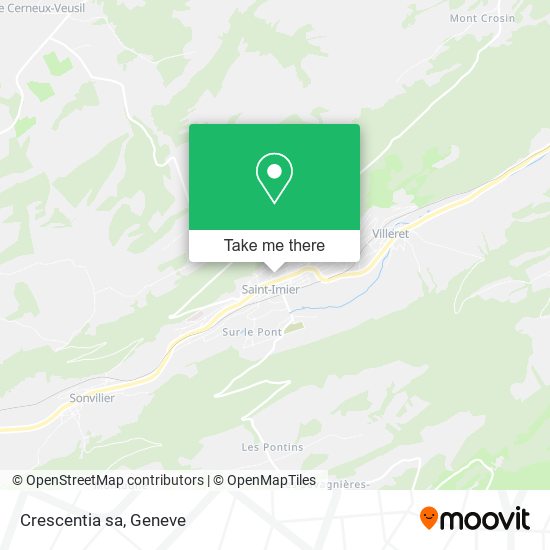 Crescentia sa map