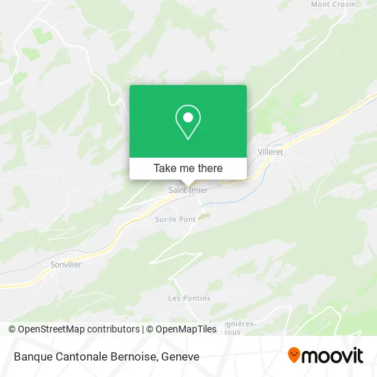 Banque Cantonale Bernoise map