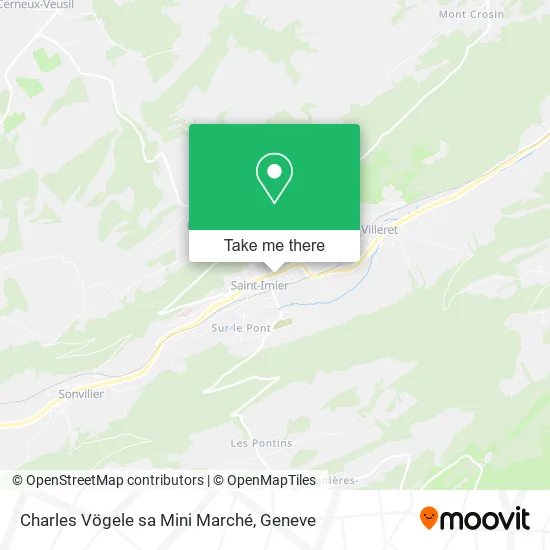 Charles Vögele sa Mini Marché map