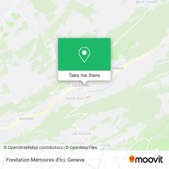 Fondation Mémoires d'Ici map