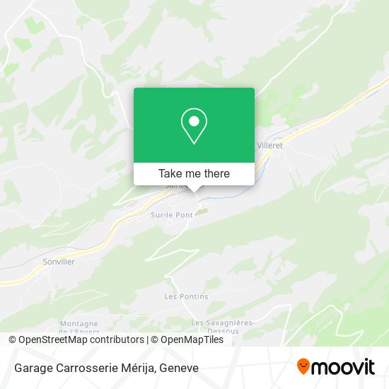 Garage Carrosserie Mérija map