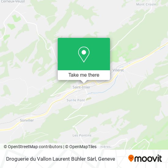 Droguerie du Vallon Laurent Bühler Sàrl map