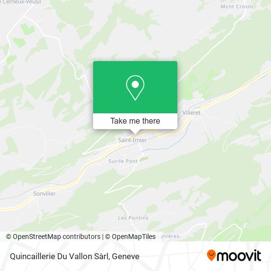 Quincaillerie Du Vallon Sàrl map