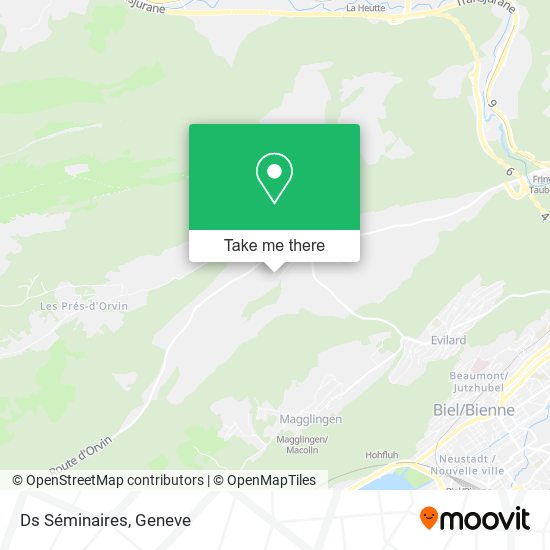 Ds Séminaires map