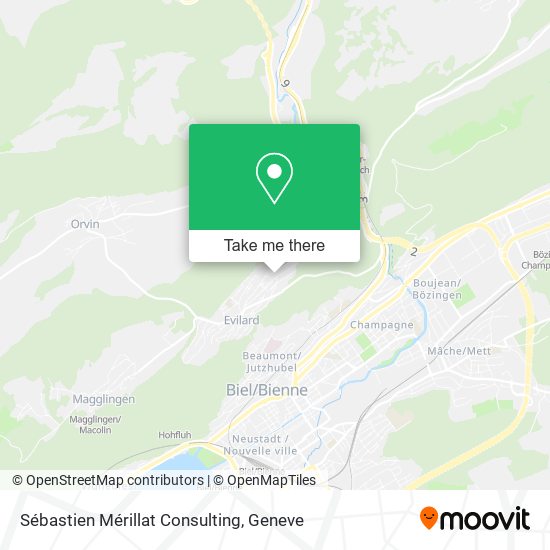 Sébastien Mérillat Consulting map