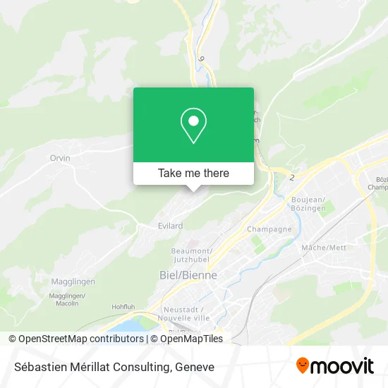 Sébastien Mérillat Consulting map