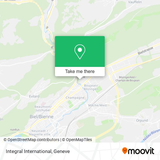 Integral International map