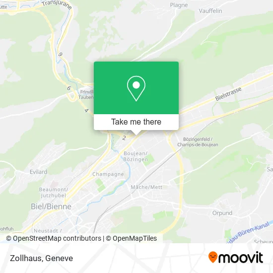 Zollhaus map