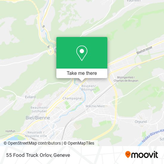 55 Food Truck Orlov map