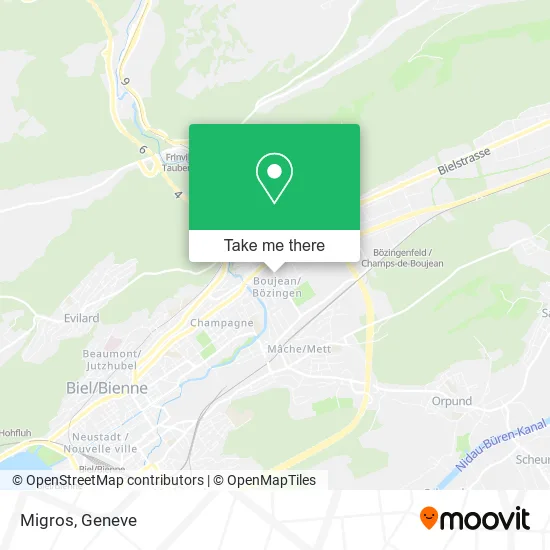 Migros map