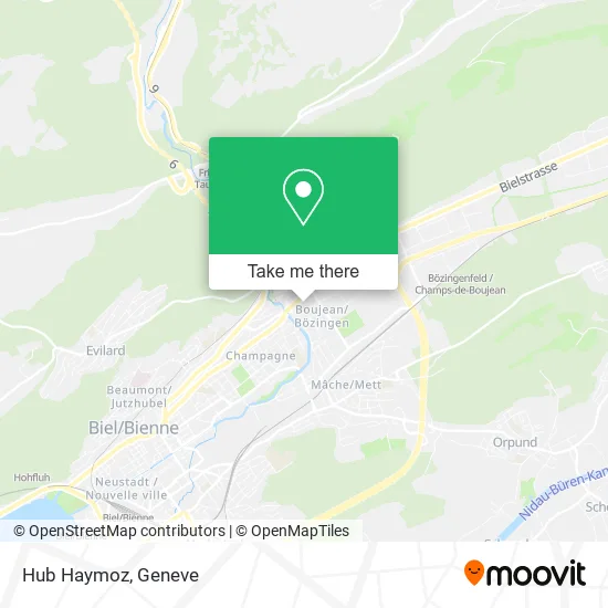 Hub Haymoz map