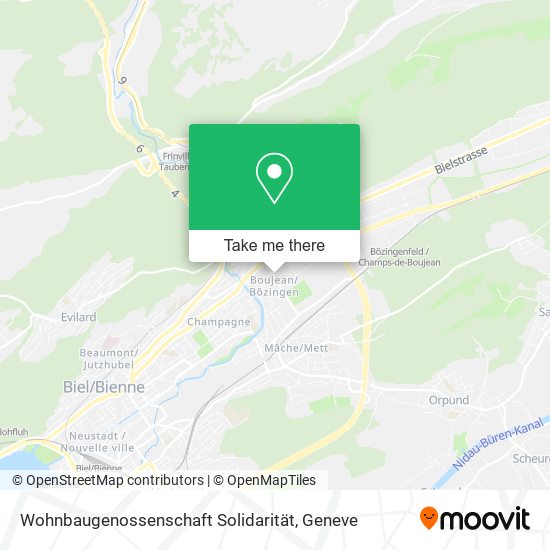 Wohnbaugenossenschaft Solidarität map