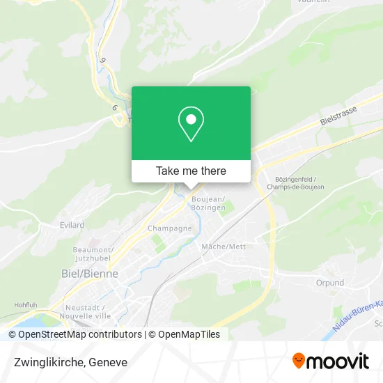 Zwinglikirche map
