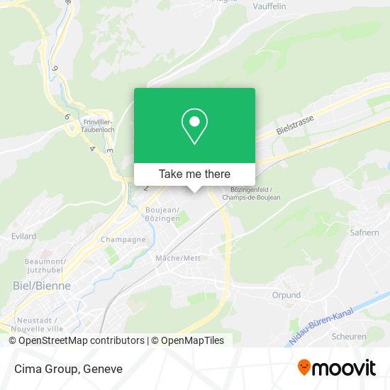 Cima Group map