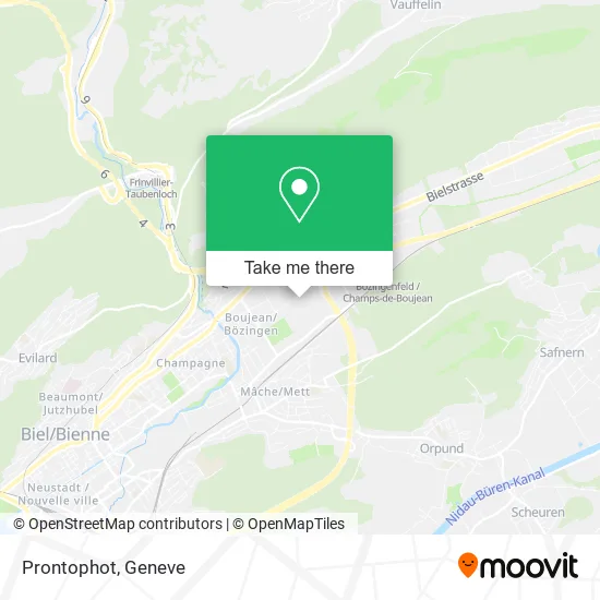 Prontophot map