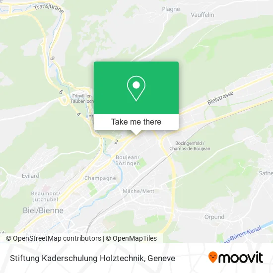 Stiftung Kaderschulung Holztechnik map
