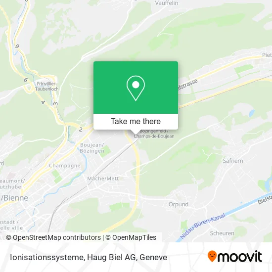 Ionisationssysteme, Haug Biel AG map