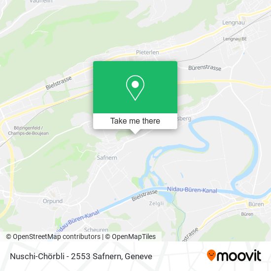 Nuschi-Chörbli - 2553 Safnern map