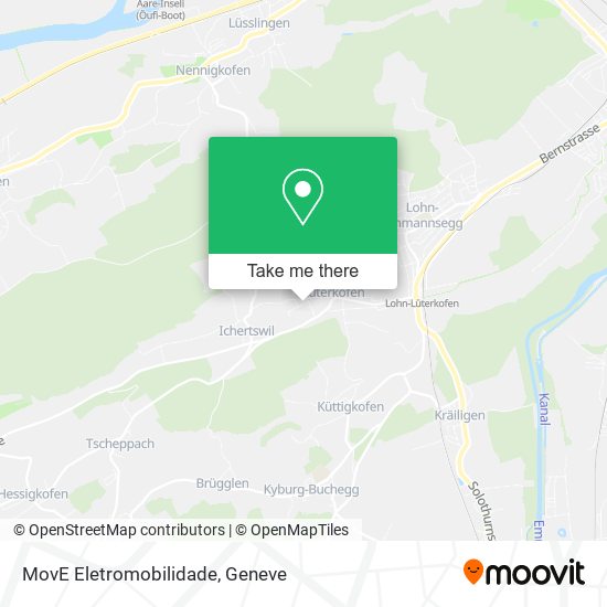 MovE Eletromobilidade map