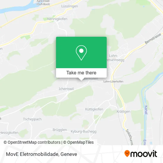 MovE Eletromobilidade map