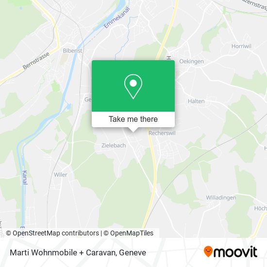 Marti Wohnmobile + Caravan map