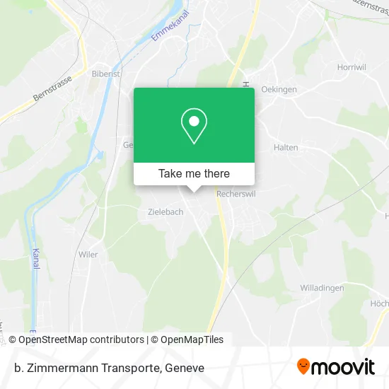 b. Zimmermann Transporte map
