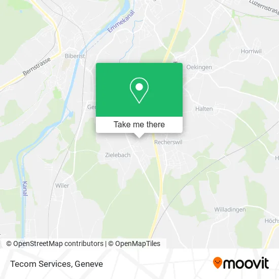 Tecom Services map