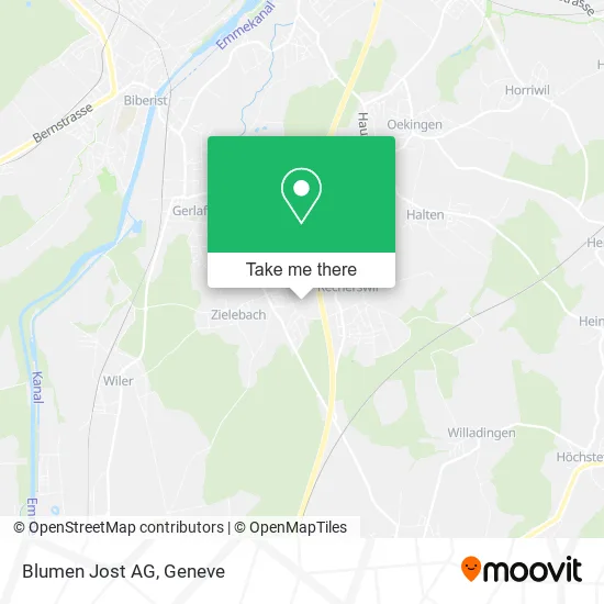 Blumen Jost AG map