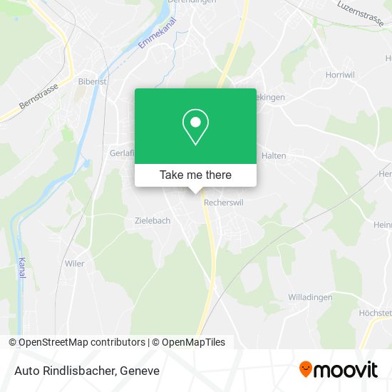 Auto Rindlisbacher map