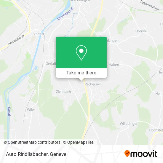 Auto Rindlisbacher map