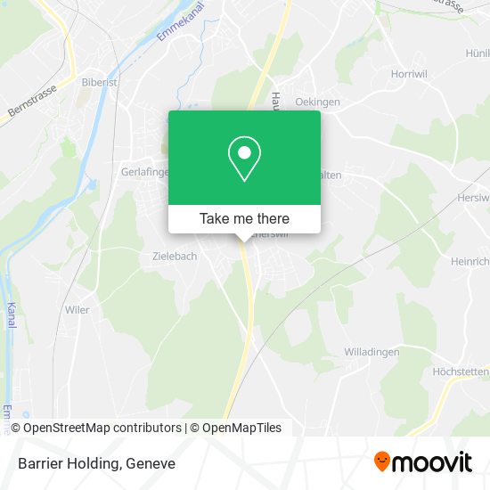 Barrier Holding map
