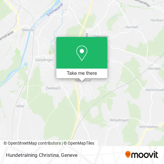 Hundetraining Christina map