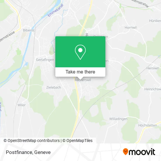 Postfinance map