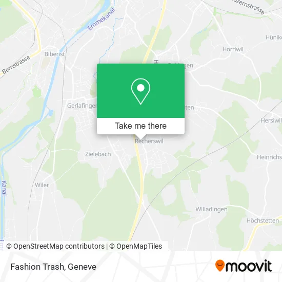 Fashion Trash map