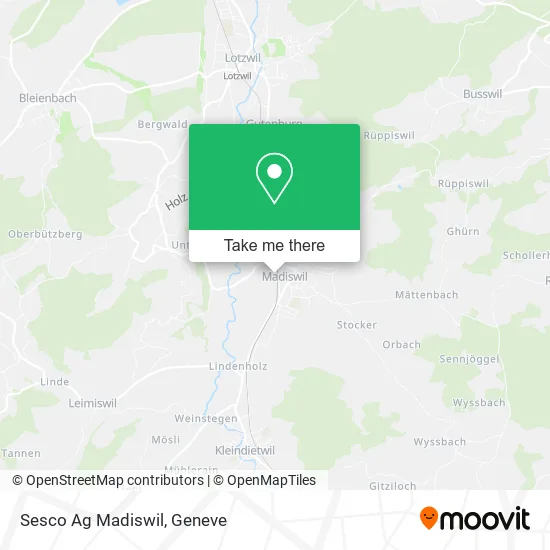 Sesco Ag Madiswil map