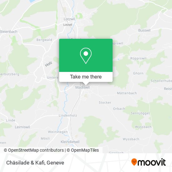 Chäsilade & Kafi map