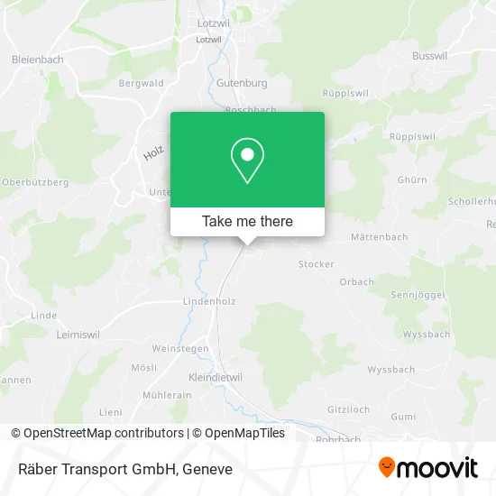 Räber Transport GmbH map