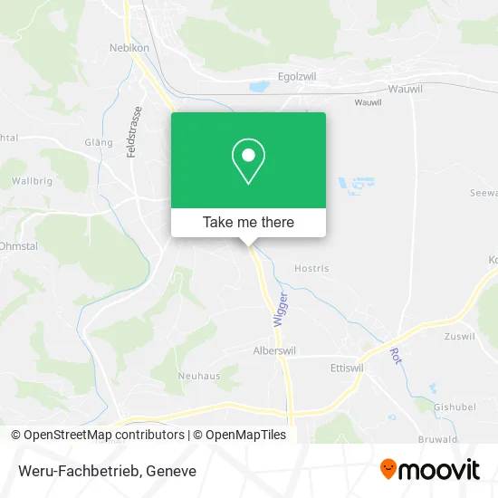 Weru-Fachbetrieb map