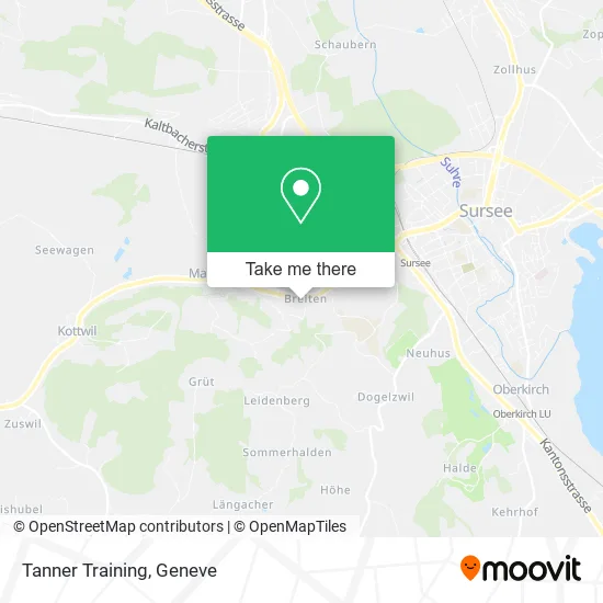 Tanner Training map