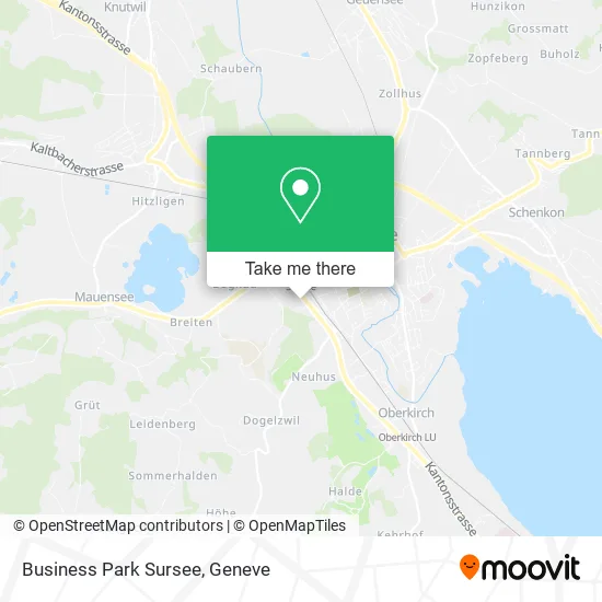 Business Park Sursee map