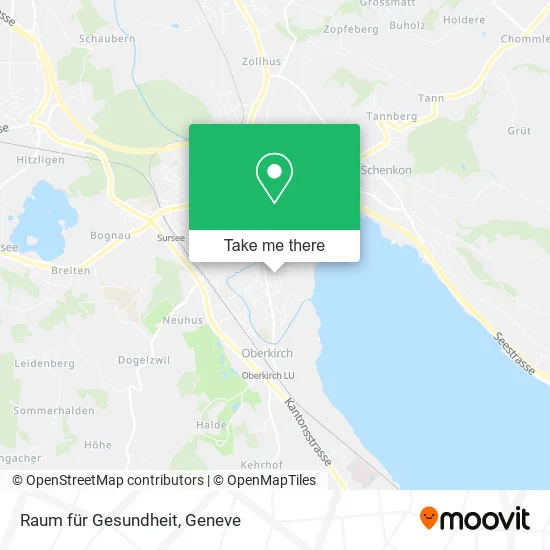 Raum für Gesundheit map