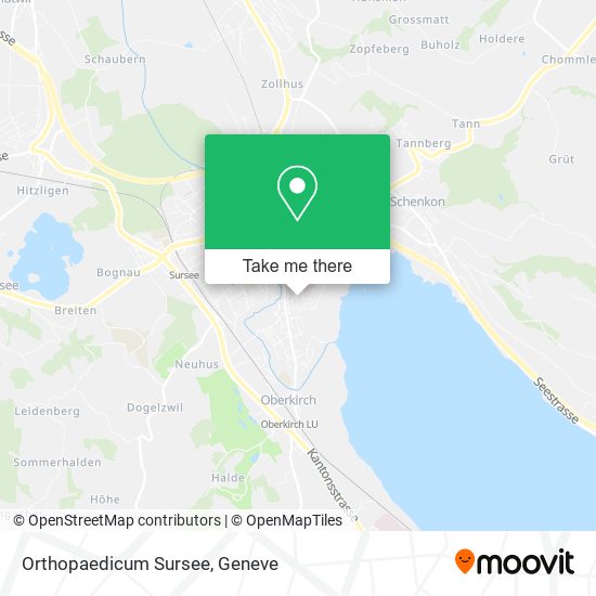 Orthopaedicum Sursee map