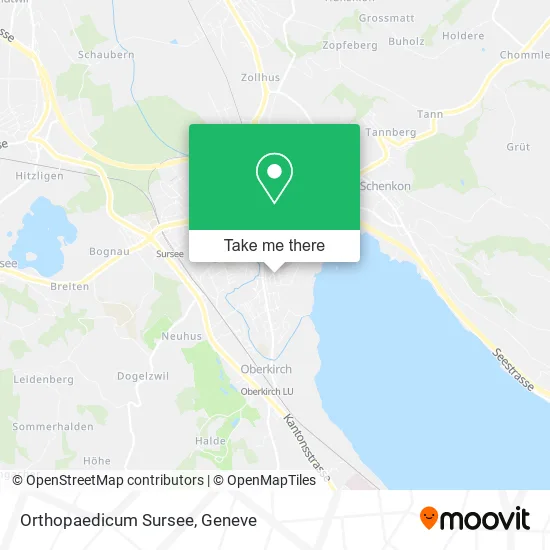 Orthopaedicum Sursee map