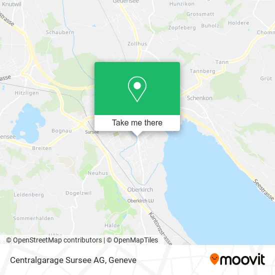 Centralgarage Sursee AG map