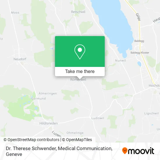Dr. Therese Schwender, Medical Communication map